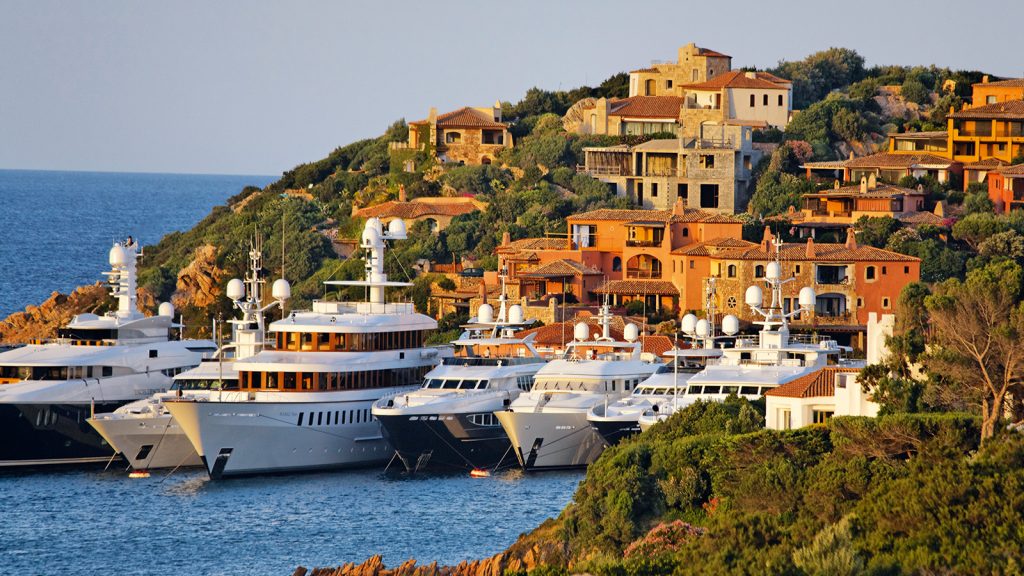 Porto Cervo, en el norte de Cerdeña.